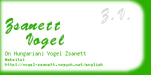 zsanett vogel business card